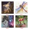 5D DIY Butterfly/Dragonfly/Wolf/Bird Animal Painting Diamond Stitch Round Resin Crystal Embroidery Picture Gifts