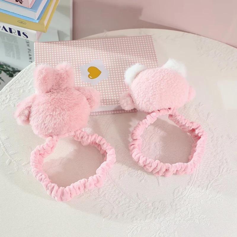 Carton My Melody Car Rearview Mirror Cover Cartoon Doll Cute Auto Interior Rearview Mirror Case Decor Accessories Women