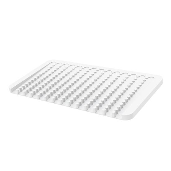 Dish Drying Mat Silicone Heat Resistant Kitchen Countertop Mat Non-Slip Kitchen Drying Mat Protects Surfaces