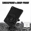 Case For iPad 2 3 4 5 6 7 8 9th,Heavy Duty Army Shockproof Kids Cover for iPad Air iPad Pro  iPad 4 9.7 Ipad Min iKickstand Handle Shoulder Strap Case