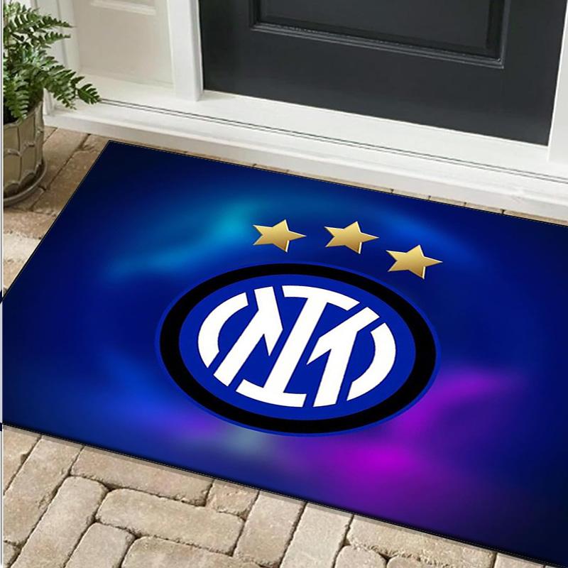 Inter Milan Crest Carpet, Chair Rug,Rug for Office Bedroom living rooms, Doormat decor Fan Gift Christmas Gift