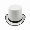 Magician Top Hat White Top Hat Magician Performed Hat Jazz Stage Performances Bowler Top Hat Fancy Dress Costume