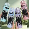 1PC Blur Britpop Band Group Vintage Portrait Print 750ml Portable Sports Water Bottle Leakproof Gym Outdoor Travel Drink Cup