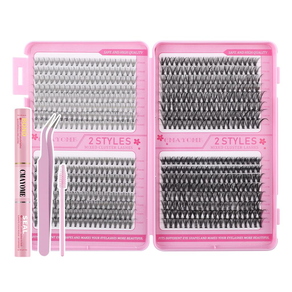 640 Clusters Diy Multi-Hair Eyelash Book Natural Thick D Song Segmented False Eyelash Set