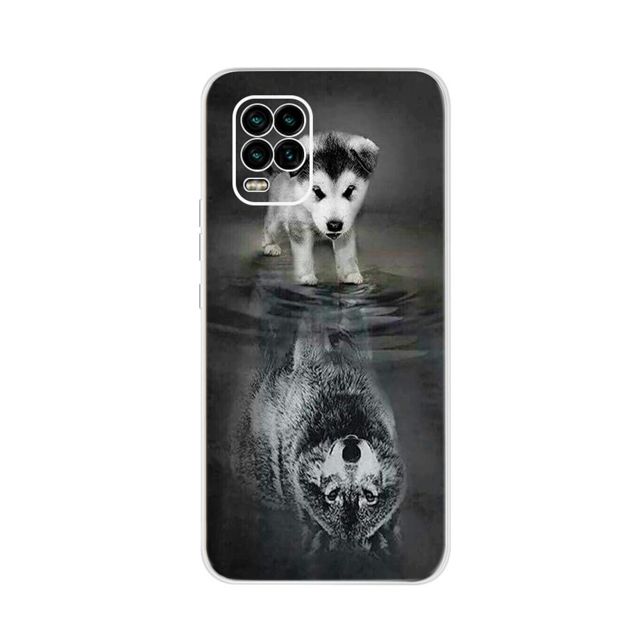 For Xiaomi Mi 10 Lite 5G Case Cute Cat Butterfly Soft Silicone Phone Cases For Xiaomi Mi 10 Lite 10Lite Back Cover Fundas Bumper
