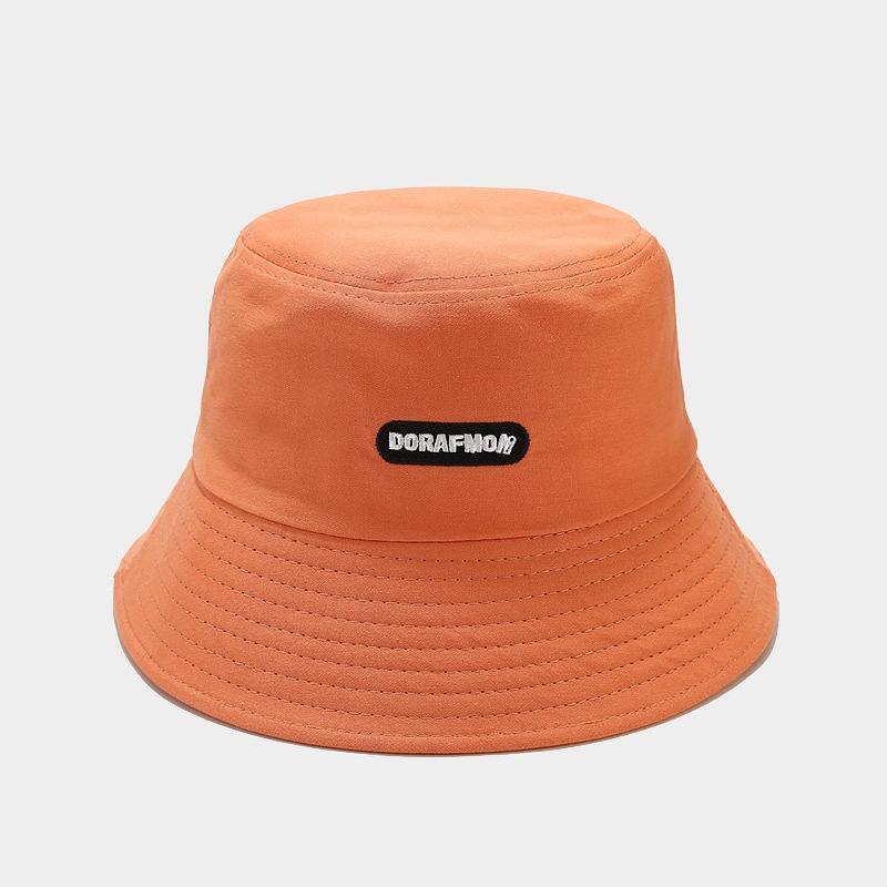 Ins Student Basin Hat Female Spring and Summer Internet Celebrity Versatile Couple Showing Face Small Shade Sub-letter Bucket Hat Trendy Brand