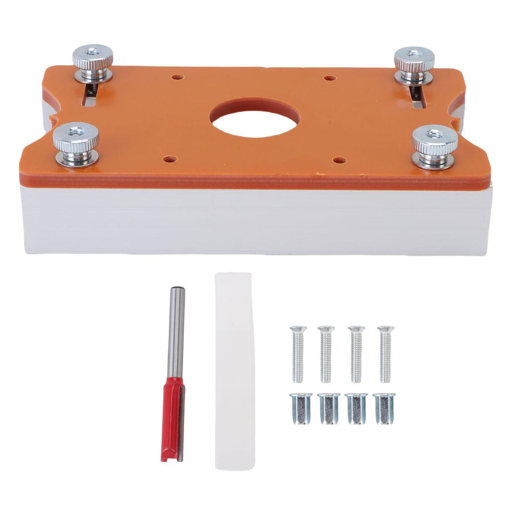 65mm Trimming Machine Slotted Bracket 0 To 5cm Wood Thickness Range 2 In 1 Slotted Base Fastening Bracket Accessory