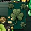 Vintage Irish Shamrock Metal Wall Art - St. Patrick's Day Home Bar Party Decor