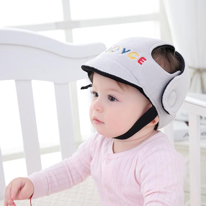 Baby Helmet Infant Toddler Soft Cute Adjustable Safety Helmet Hat for Crawling Walking Playing