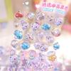 Embossed Animal 3D Crystal Sticker Diy Crafts Pvc Cartoon Animal Sticker Melody Relief Decorative Sticker Water Cup Decoration
