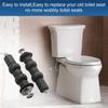 B-Est 4 Pack Universal Toilet Seat Screws For Toilet Seat Top Tightening Nut Hardware Kit Fit For Standard-Kohler And More