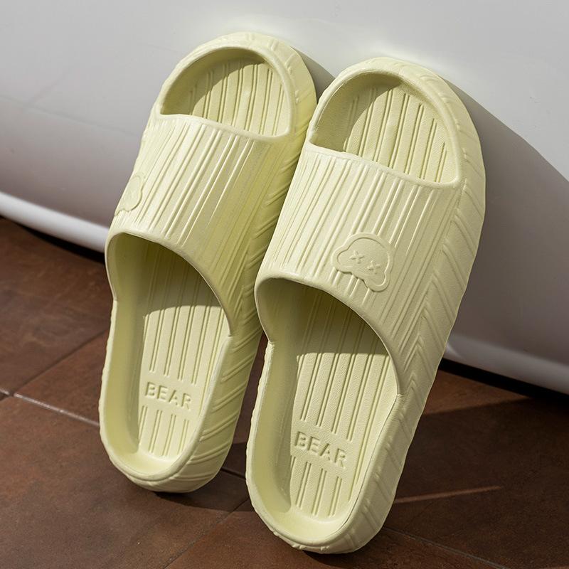 EVA Couple Cool Slippers Women's Summer Indoor Home Home Bathroom Bathing and Stepping On Shit Thick Soft Bottom Non-slip Outer Wear Men