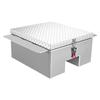Truck Bed Tool Box, Heavy Duty Aluminum Tool Box with Diamond Plate, Storage Toolbox Chest Organizer Supports up to 100 kg, Ideal for Pickup, Truck