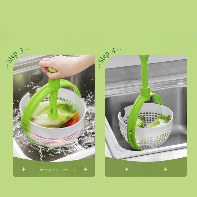 Odstředivá myčka na salát, koš na zeleninu, nová rotační myčka nádobí, kuchyňské myčky zeleniny, odstředivý odkapávací koš