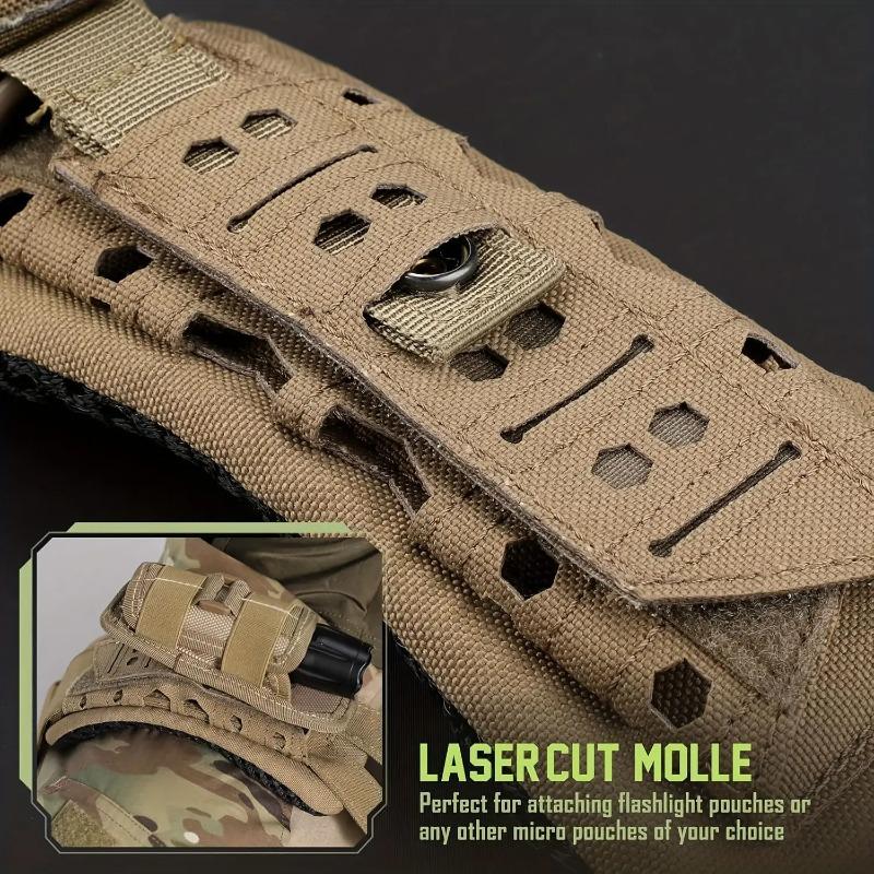 Tactical Vest Outdoor Ultra-light Tactical Shoulder Pad Cushion Anti-slip Liner Backpack Accessory Bottom Pad Nylon Material