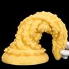Extra Large Gold Silicone Anal Plug Dildo Anal Expander Fisting Adult Sex Toy Strap on Penis Big Dick Slave BDSM