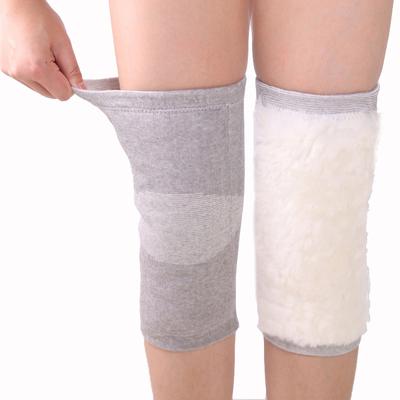 2-teiliges Set Warme Kniebandage Arthritis Wärme Gelenkschmerzlinderung Erholungsgürtel Kniemassagegerät Elastische Bandage Beinwärmer