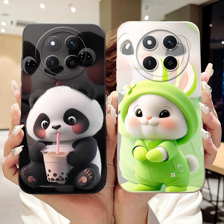 For Honor X9C Case Honor X60 Pro BRP-AN00 Cute Panda Cartoon Cover Soft TPU Phone Cass For Honor X9C HonorX60 Pro HonorX9C Shell