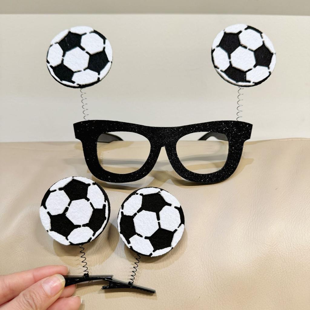 2026 World Cup Soccer Headbands, Glasses, and Hair Clips  Sports Day Performance Headbands and Hair Accessories