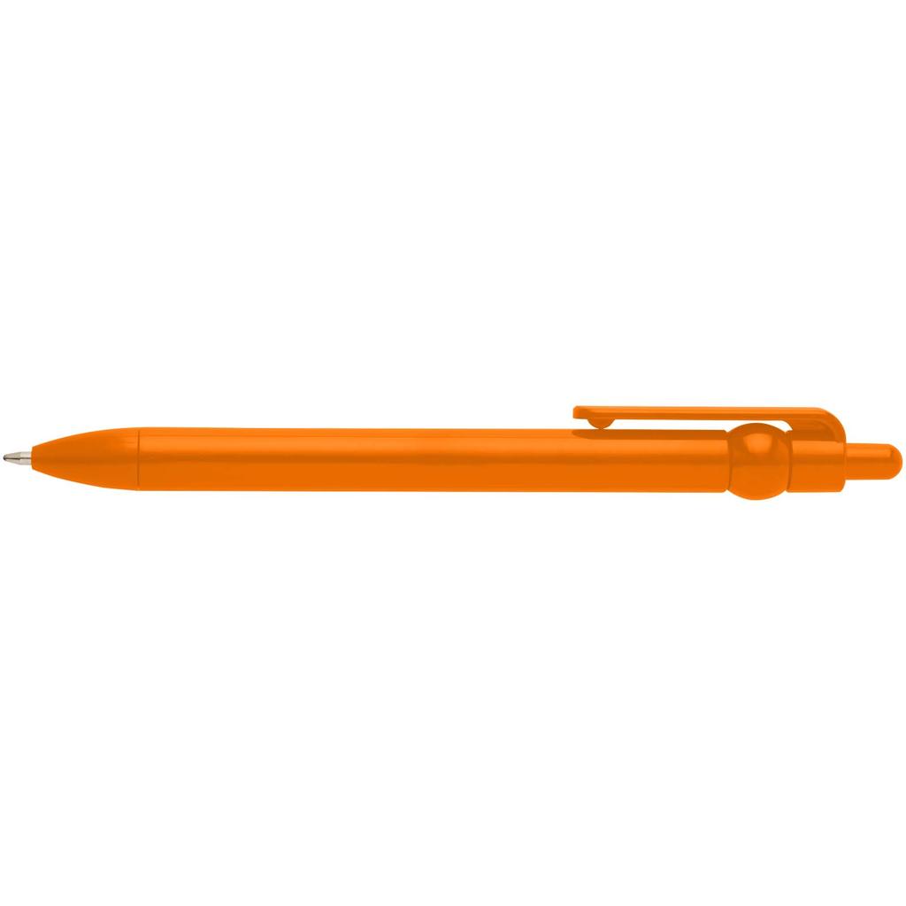 Plastic Pen Recycled "Fidget" (black Ink) Orange
