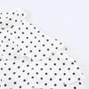 European and American style, new women's clothing, versatile, fashion, polka dot neck top 0264 474