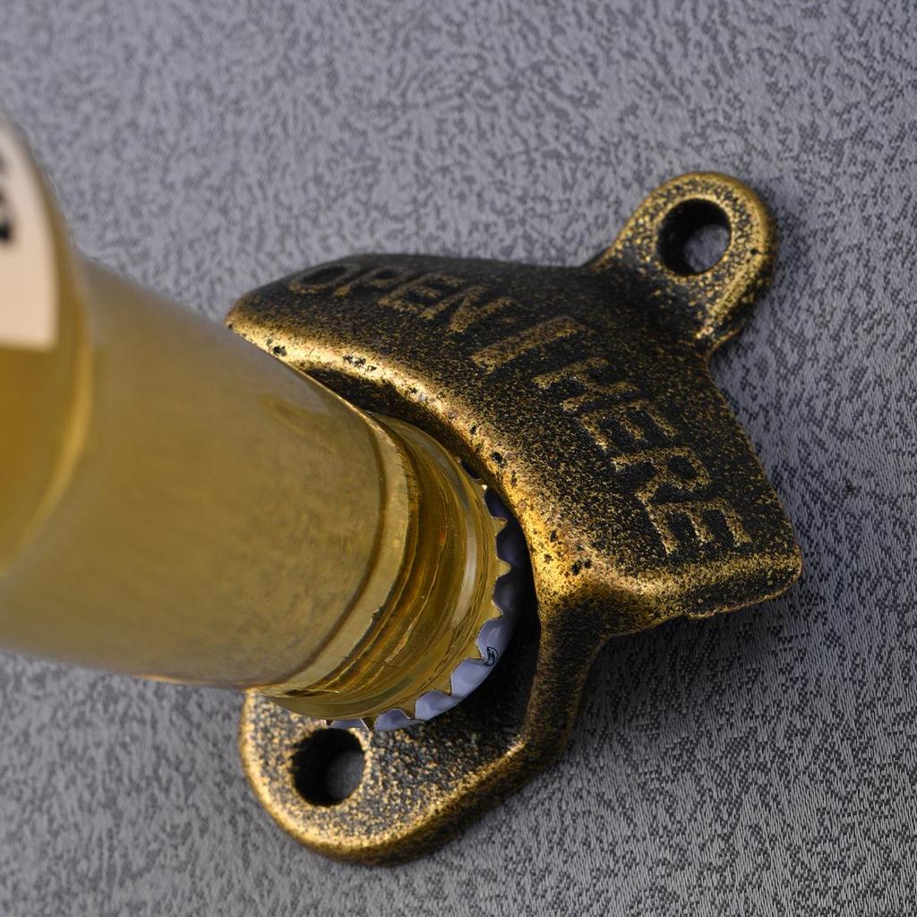 Jingmao Wall-Mounted Cast Iron Beer Bottle Opener