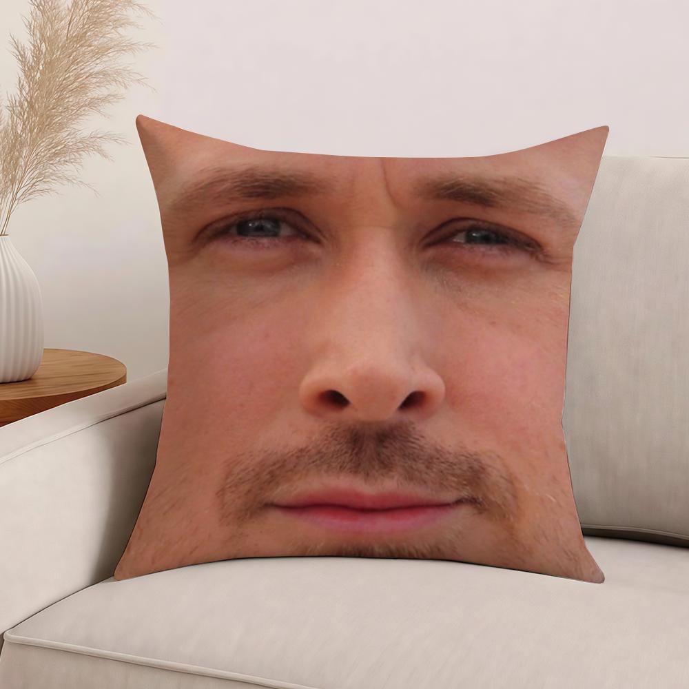 Actor Ryan Gosling Pillow Case Office Cushions Suitable For Sofa Car Bedroom Decorative Cushion Cover