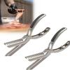 BBQ Rib Skinner Tool Stainless Steel Rib Membrane Remover with Comfort Ergonomic Handle for Outdoor Grilling