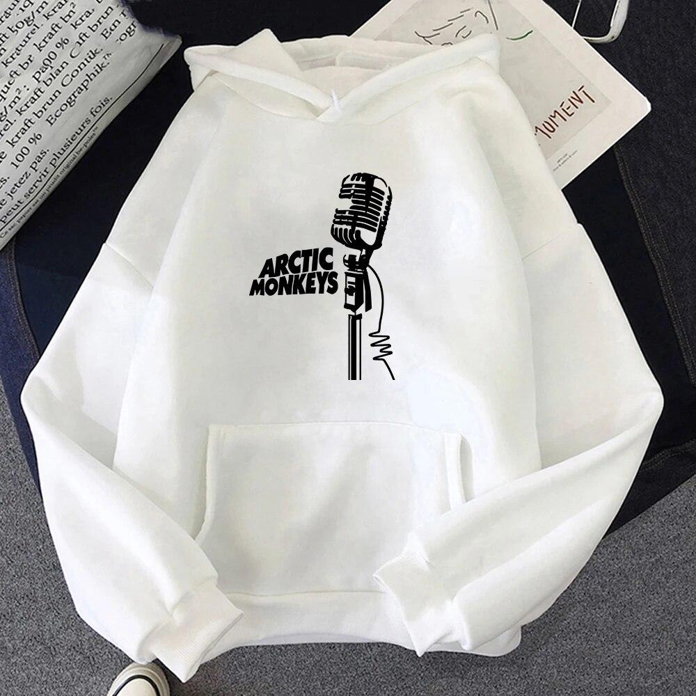 New Vintage ARCTIC MONKEYS 2D Print Men/Women Cotton Hoodie Casual Oversized Pullover Popular Streetwear Fashion Unisex Clothing