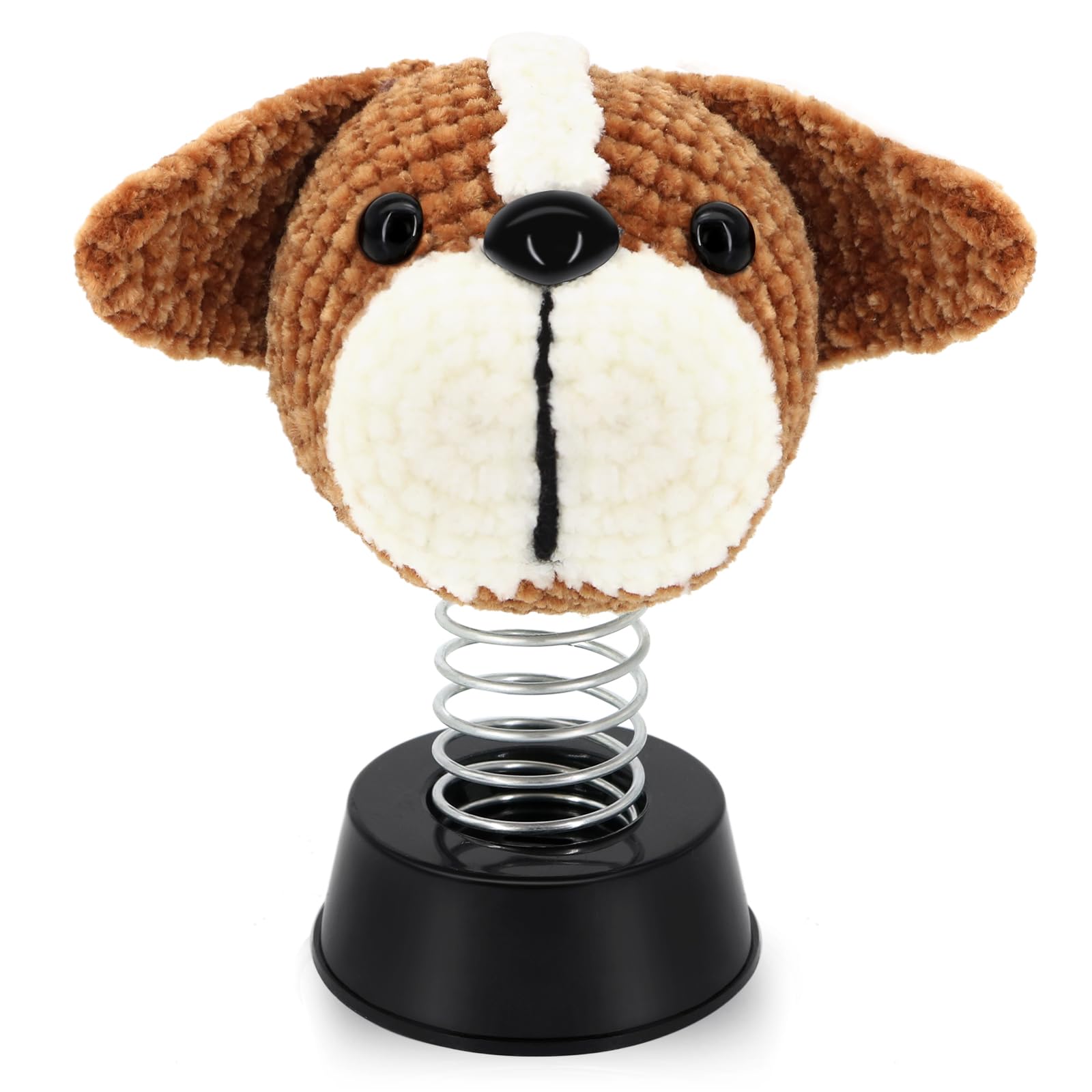 

Handmade Sunflower Car Dashboard Ornament, Plug Crochet Sunflower Car Decoration (Brown) small