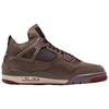A Ma Maniére x Jordan Air Jordan 4 Slip Resistant Abrasion Resistant Mid top Vintage Basketball Shoes Unisex Brown IF3102-200