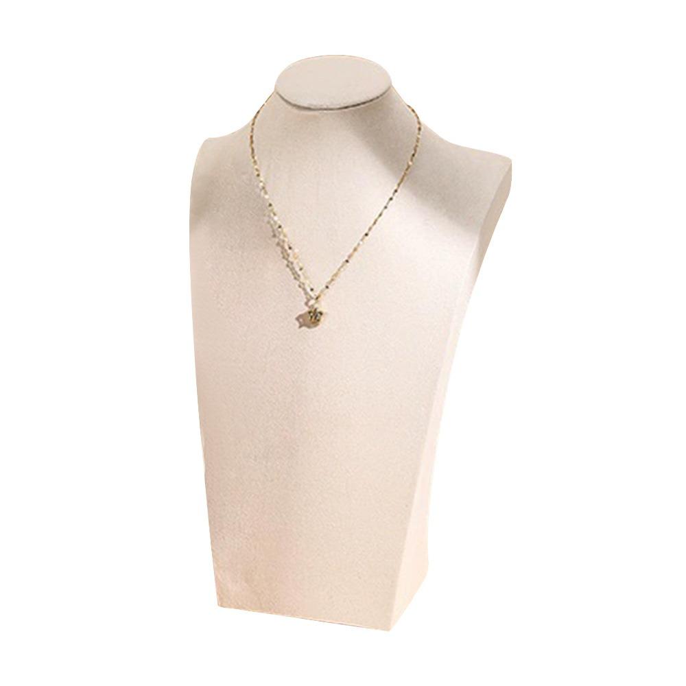 Velvet Necklaces Easel Showcase Mannequin Bust Portrait Jewelry Collection Rack Earrings Jewelry Hanging
