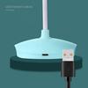Tischlampe für Büro, USB-aufladbare Desktop-Lampe, 3 Modi, einstellbar, Wohnzimmer, Schlafzimmer, Leselicht