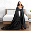 Mysterious Female Silhouette for All Seasons Blanket Lunch Break Throw Gift