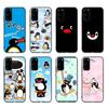 Funny Cartoon P-Pingu Phone Case For Samsung S 24 Fe 25 Ultra Plus 20 Lite 21 30 22 23 24 22 Ultra 5G Fundas