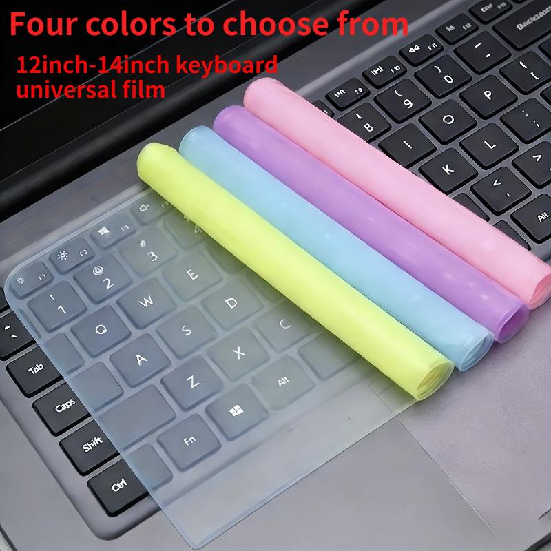 1PC laptop keyboard film, suitable for 12inch to 14inch universal film, colored dust cover, available in four colors