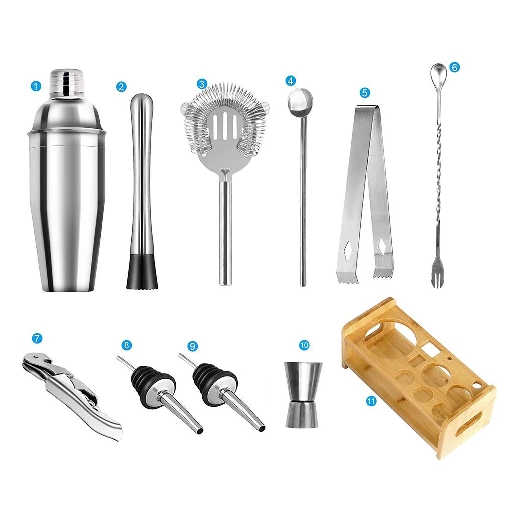 Cocktail Profissional Shaker Set Bartending Equipment Bar Wine Martini Drink Mixer Boston Shaker Bartender Kit Barware Tools