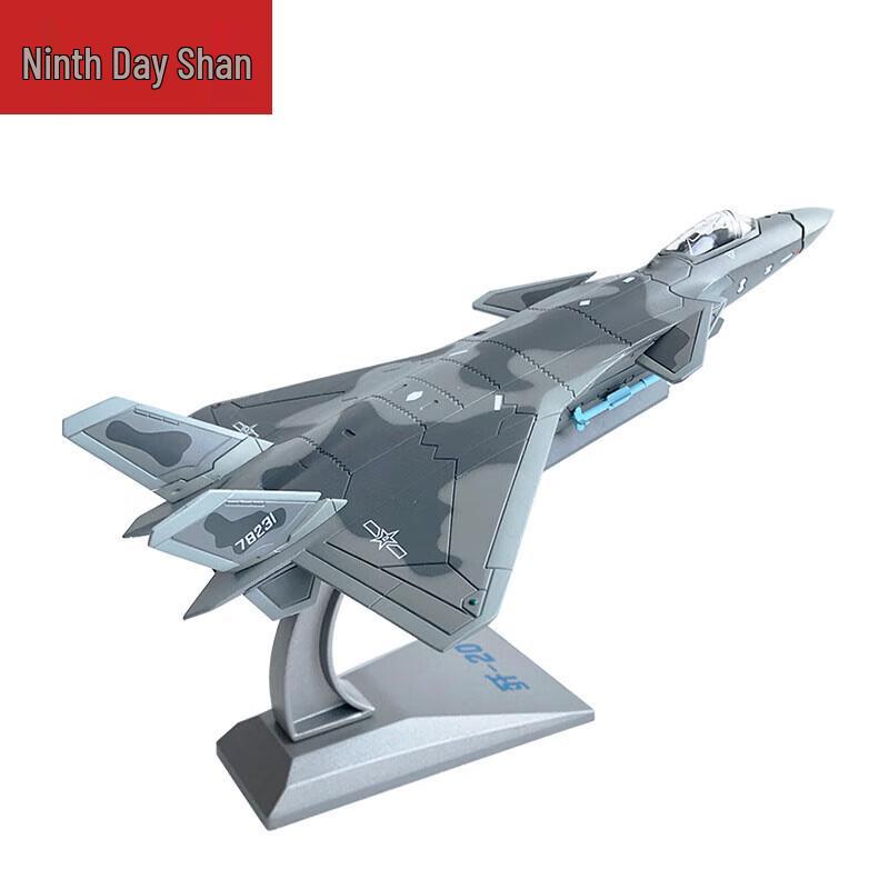 J-20 Fighter Jet Alloy Model (1:100 Scale)