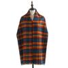 Women's Fashionable Plaid Scarf - 2025 Korean Style Warm Faux Cashmere Autumn/Winter Shawl