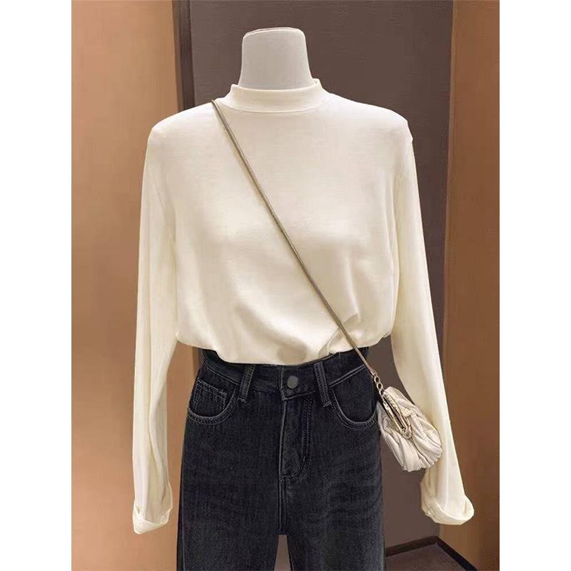 Women s Thermal Fleece Long Sleeve Turtleneck Base Layer Top Medium