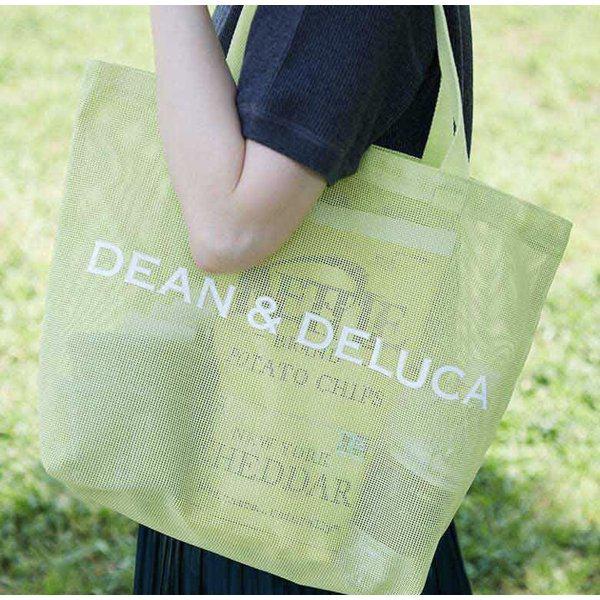 Женская портативная прозрачная сетчатая сумка-тоут Dean & Deluca для пляжа и шопинга