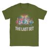 Jesus Last Set Glitchy DJ EDM Techno Rave T Shirt Beach  Cotton TShirts For Mens Short Sleeve Streetwear Top Tees