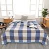 Preppy Style Plaid Summer Quilt, Ultrasonic Embossed Lightweight Air-Conditioning Comforter,  Machine Washable, All-Season Polyester Bedspread
