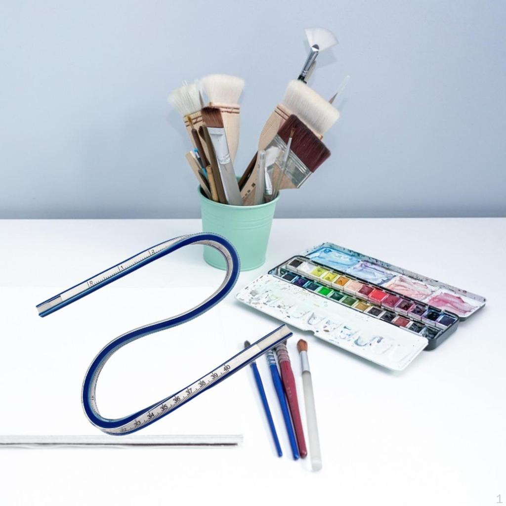 Curved Ruler for Crafting And Design Projects
