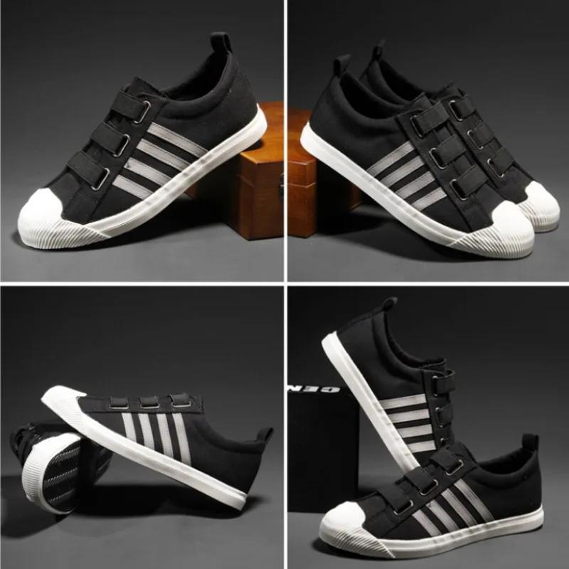 Άνοιξη Φθινόπωρο Νέα Αναπνεύσιμα Casual Μόδα Ανδρικά Παπούτσια Κλασικά Ευέλικτα Χαμηλά Τάση Ανθεκτικά στις Οσμές Παπούτσια από Καμβά Άνδρας