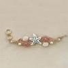 Zinc Zinc Alloy Rhinestone Pearl Shell Starfish Necklace Sea Series Starfish Beach Bracelet  Beach