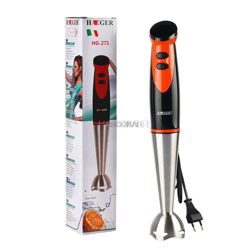 220V Electric Handheld Blender Meat Grinder Food Mixer Baby Food Supplement Food Processor Cooking Stick Mixeur 300W