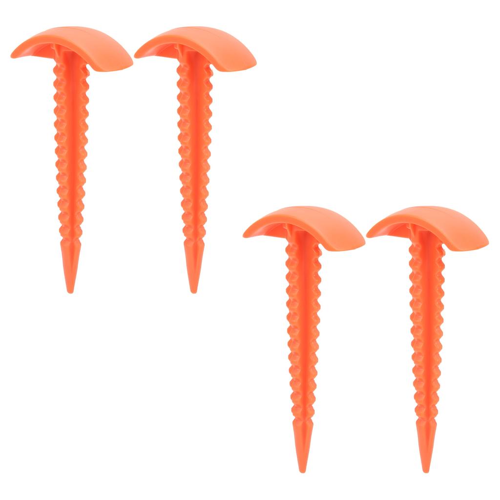 4pcs Plastic Drone Apron Landing Pad Ground Nail Set Support Fixed Rod Windproof Nail