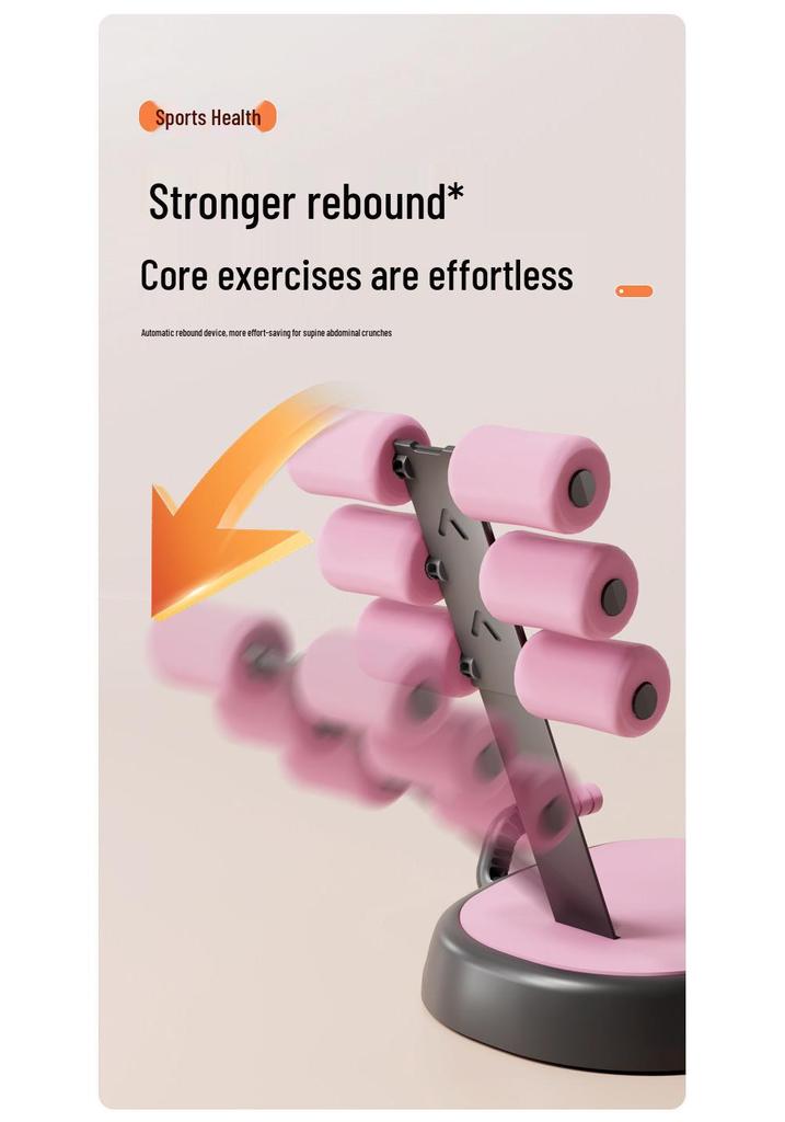 Multifunctional Abdominal Trainer with Resistance Bands - Sit-up Equipment Tummy Slimmer and Tightener