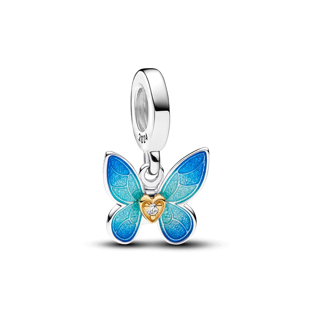 925 Sterling Silver Glow Firefly Butterfly Charms Fit Módní Originální náramky Dragonfly Bee Hmyz korálky Vlastní výroba šperků
